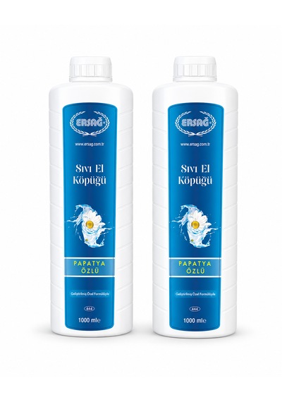 Papatya Özlü Sıvı El Köpüğü 1000 Ml 2 Li Paket
