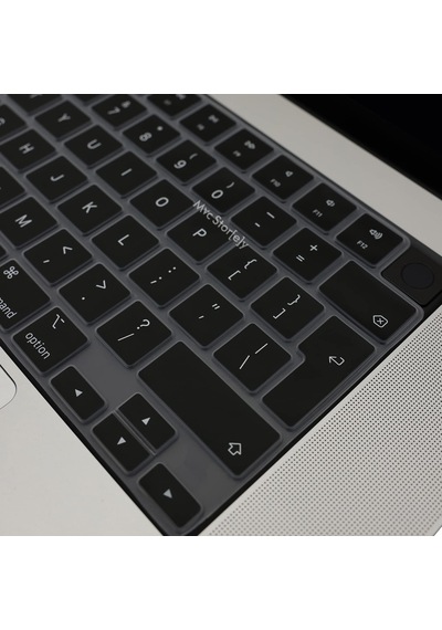 Apple Uyumlu MacBook Klavye Koruyucu Silikon Kılıf İngilizce Baskılı Uk-ters L Enter Tipi Air 13,6-15,3inç-