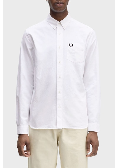 Fred Perry Erkek Gömlek M5516 100 Beyaz Beyaz