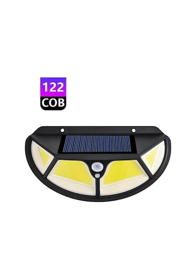 Fonksiyonel Sensörlü 122 Ledli Solar Bahçe Lambası (550495675)