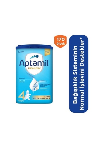 Prebiyotikli Çocuk Devam Sütü, 800 Gr Paket, Zengin Besin İçeriği