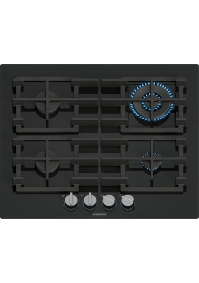 Siemens EP6A6HI40O Gazlı Sert Cam Ankastre Ocak Siyah