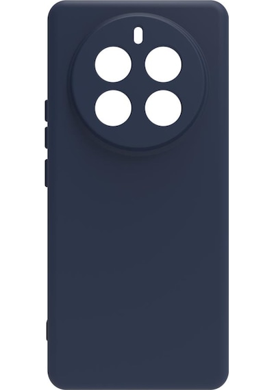 Realme 12 Pro Kılıf Kamera Korumalı Silikon Rubber Arka Kapak Lacivert