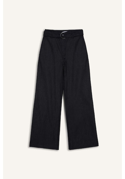 DeFacto Wide Leg Yüksek Bel Geniş Paça Uzun Jean Pantolon E5794AX25SPNM82