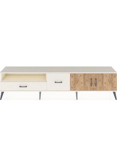Arges Tv Ünitesi 2 Raflı 2 Çekmeceli 2 Kapaklı 220x30x51 Aytaşı-çam/aytaşı Atlas Çam/aytası - Aytası Arges Tv Ünitesi 2 Raflı 2 Çekmeceli 2 Kapaklı 220x30x51 Aytaşı-çam/aytaşı Atlas Çam/aytası - Aytası