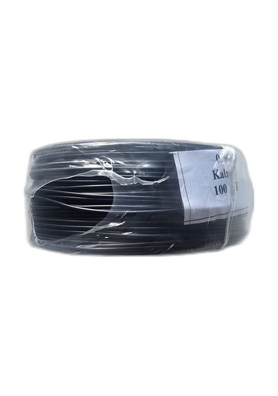 Tek Damarlı Kalaylı Tam Bakır Zil Teli Ve Montaj Teli 0.50 Mm 100 Metre - Siyah
