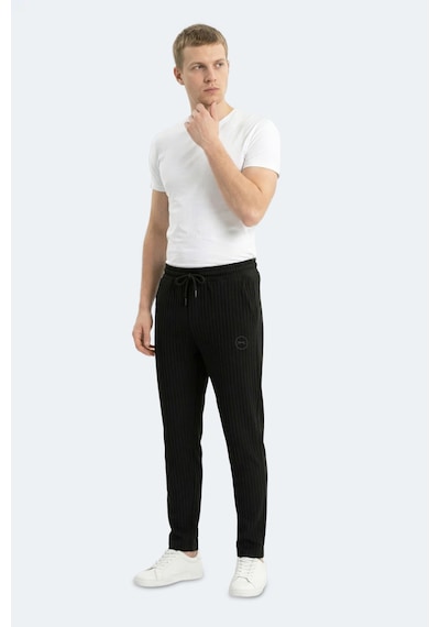 Slazenger Norwood Erkek Siyah Eşofman Altı Siyah