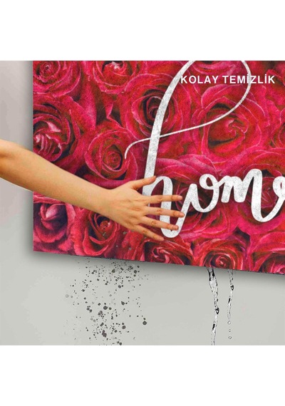 Dekoratif Kapı Önü Paspası - Kaymaz Taban 186 Çok Renkli