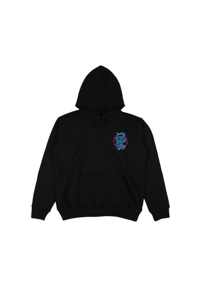 Startmore Adrift New Vision Siyah Oversize Unisex Kapüşonlu Sweatshirt Hoodie Siyah