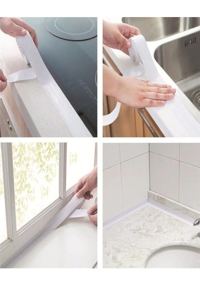 Milene Life 4 Adet Su Sızdırmaz Banyo Mutfak Küvet Lavabo Derz Bandı