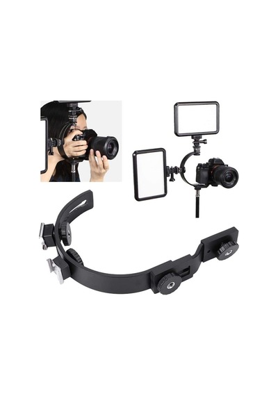 Tüm Dslr Ve Aynasız Makineler Için Çok Fonksiyonlu C-shape Bracket Holder