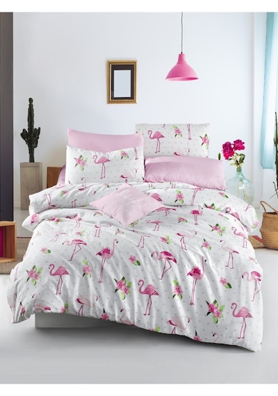 Flamingo Çift Kişilik Nevresim Takımı