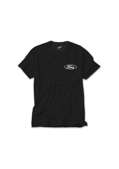 Ford Logo Text Siyah Tişört Siyah