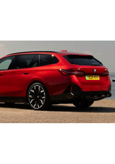Dk Tuning İ5 Bagaj Kırmızı Gri Abs Yazı Logo Bmw İle Uyumlu -