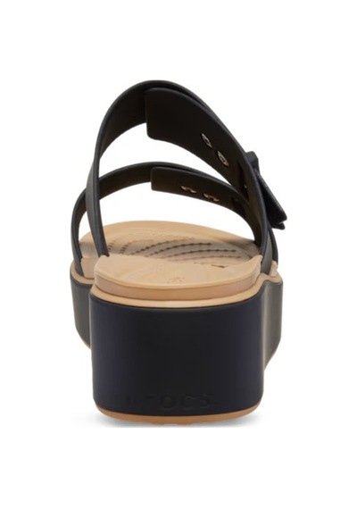 Crocs Brooklyn Buckle Matte Wrap Low Wedge Kadın Terlik 212408-0rı Black/cashew Siyah
