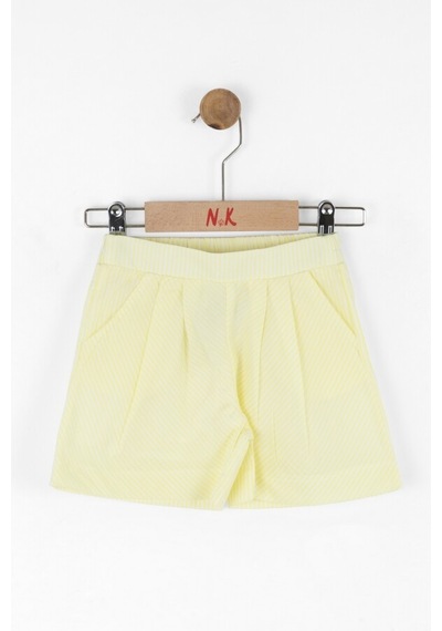Xo Kids Kız Çocuk Şort 1-4 Yaş 58612 Sarı