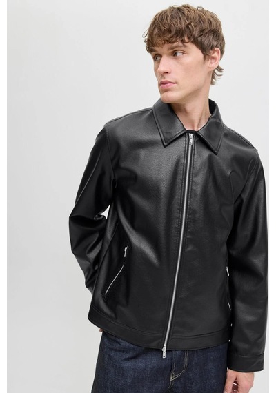 Jack & Jones Jack Jones Casablanca Pu Erkek Ceket 12278839 Siyah