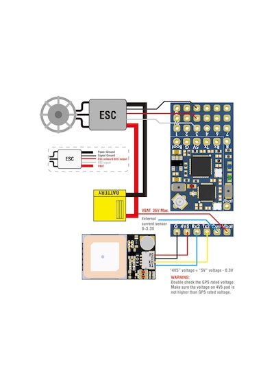 MATEKSYS ELRS 2.4G Vario RX ELRS-R24-V RC Alıcı Receiver