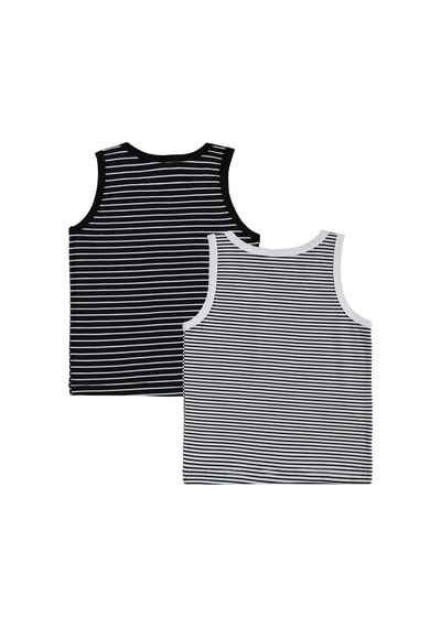 Civil Boys Çizgili 2-10 Yaş Erkek Çocuk 2'li Atlet - Standart