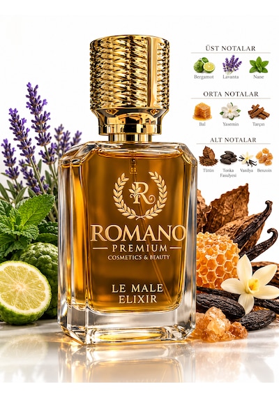 Le Male El İxir 50 Ml Erkek Parfüm Kalıcı Yüksek Esans Gün Boyu Tazelenmiş Koku Aromatik