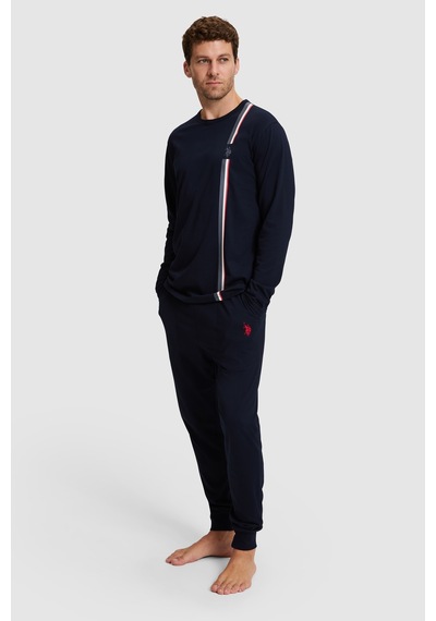 U.S. Polo Assn. Erkek Lacivert Pijama Takımı 50333255 Vr033