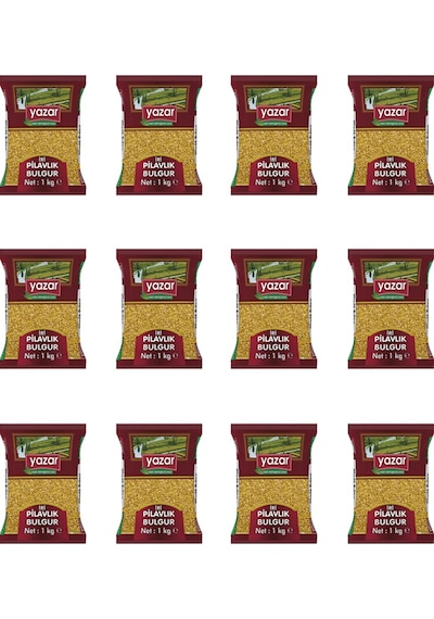 Yazar İri Pilavlık Bulgur 12 x 1 KG