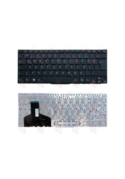 Sony Uyumlu Vaio Svf13n27pxs, Svf13n27px Klavye Siyah Tr