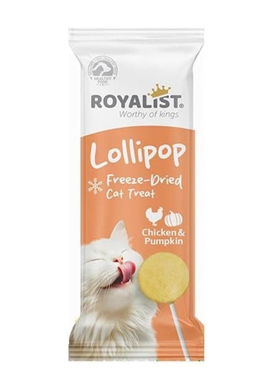 Lollipop Tavuklu Ve Bal Kabaklı Kedi Ödülü 1,4gr