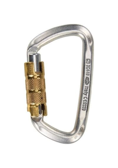 Climbing Technology Twist-lock Çelik Karabina Gri