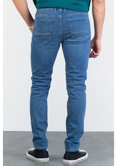 HLT Jeans Erkek Açık Mavi Taşlamalı Slim Fit Likralı Jean Kot Pantolon Brenden
