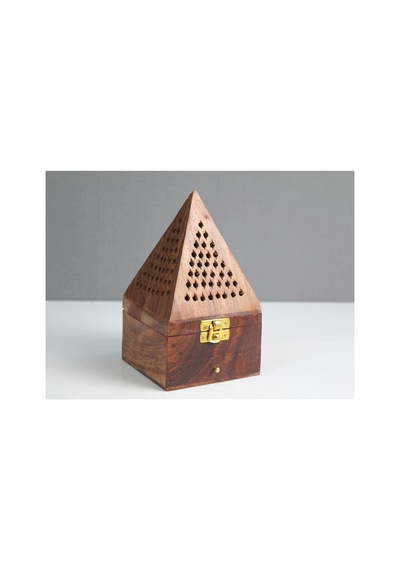 Ahşap Kule Tütsülük Tütsülük Buhurdanlık 18x11 Cm