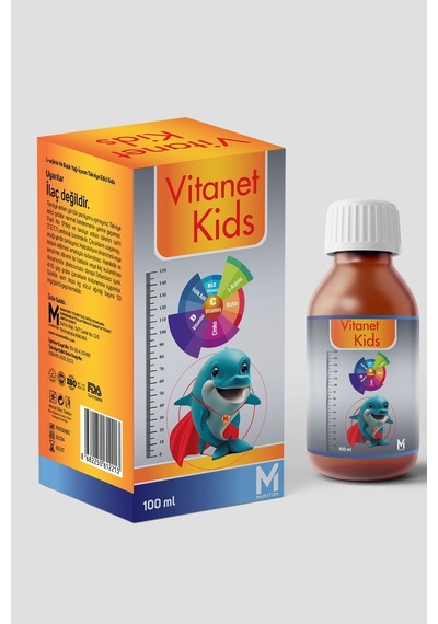 Vitanet Kids Balık Yağı Multivitamin Şurup 100 ML