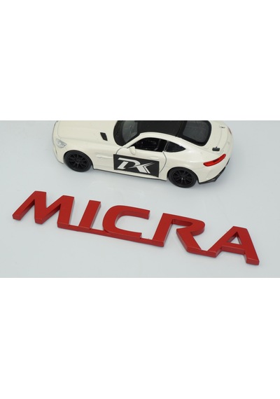 Dk Tuning Nissan Micra Kırmızı Abs 3m 3d Bagaj Yazı Logo Arma