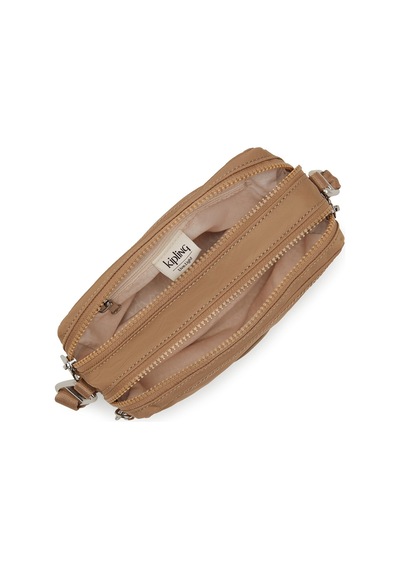 Kipling KIPLING Milda Küçük Boy Omuz Çantası KAHVERENGİ SOFT ALMOND