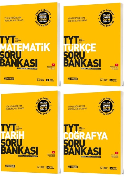 Hız 2025 Tyt Matematik Türkçe Tarih Coğrafya Soru Seti 4 Kitap