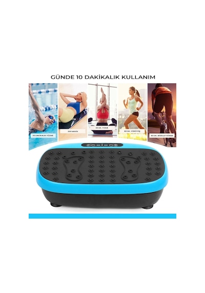Relax Vibro Vibration Plate Egzersiz Fitness Çok Renkli