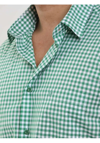 Dufy Yeşil Erkek Regular Fit Kareli Brent Düğmeli Yaka Uzun Kol Gömlek - 102289-yeşil Yeşil Dufy Yeşil Erkek Regular Fit Kareli Brent Düğmeli Yaka Uzun Kol Gömlek - 102289-yeşil Yeşil