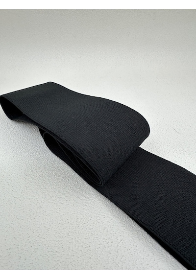 Paşateks 5.5 Cm Dokuma Lastik-5 Metre-siyah