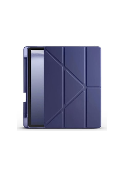 Galaxy Uyumlu Tab A9 Kılıf Zore Tri Folding Kalem Bölmeli Standlı Kılıf Klasik