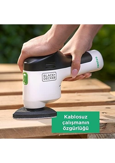 + Decker Reviva 12v Şarjlı Zımpara Makinesi