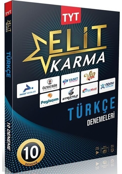 AYT Türkçe Elit Karma 10 Deneme -  PRF Paraf Yayınları
