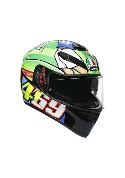 Agv Kask K3 Sv Top Rossı Mugello 2017 Renkli
