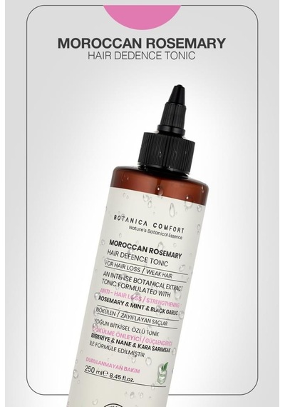 Botanica Comfort Biberiye & Kara Sarımsak Özlü Dökülme Önleyici Tonik 250 ML