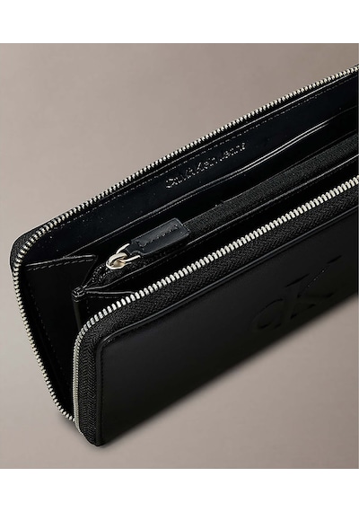 Calvin Klein Kadın Siyah Cüzdan Lv04k1005g-ub1 Siyah