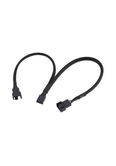 5025 Fan Çoklayıcı 2 Port Y Pwm 4 Pin Splitter Çoklayıcı Switch Kablosu