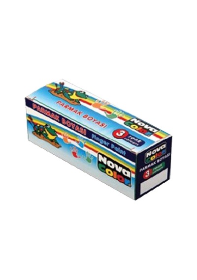 Nova Color Parmak Boyası 3 Lü Nc-137 Çok Renkli