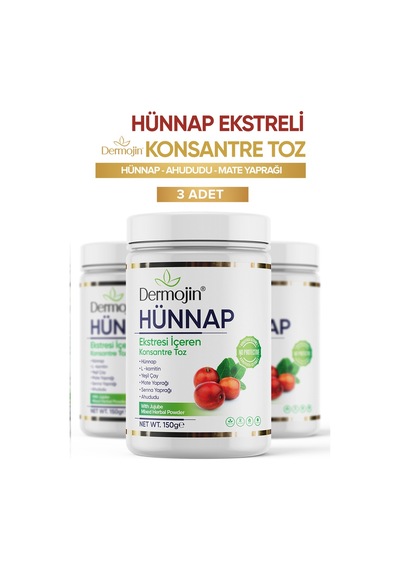 3 Adet Hünnap Eki İçeren Konsantre Toz