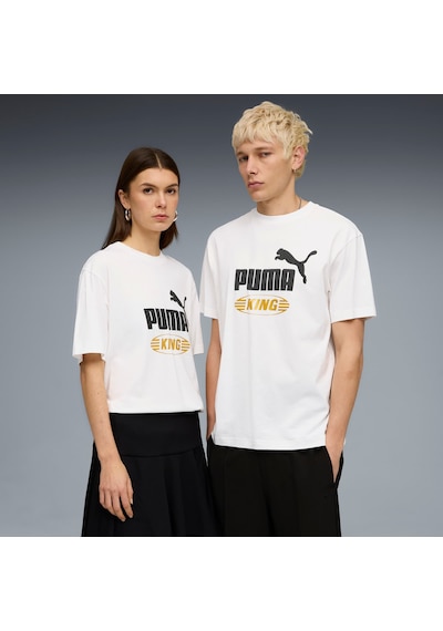 Future.puma.archıve Kıng Unısex Geniş Kesim Tişört 634406 02 Beyaz