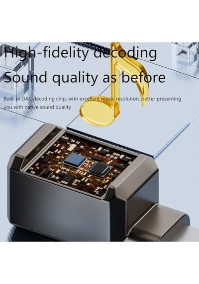 Lightning To 3.5mm Kulaklık Adaptörü Yüksek Ses Kalitesi Çevirici Otgbx 010