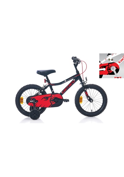 Carraro Red Eagle 16 Jant V Fren Kırmızı-siyah Çocuk Bisikleti Kırmızı - Siyah - Gümüş